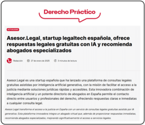 Noticia Asesor.Legal Derecho practico