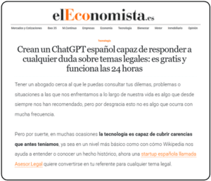 Noticia Asesor Legal El Economista